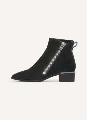 DKNY Brenlyn - W/ Zipper Women's Boots Black | Ireland_D0661