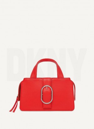 DKNY Buckle Women's Crossbody Bags Red | Ireland_D1235