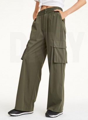 DKNY Cargo Trouser Women's Jumpsuit Olive | Ireland_D0316