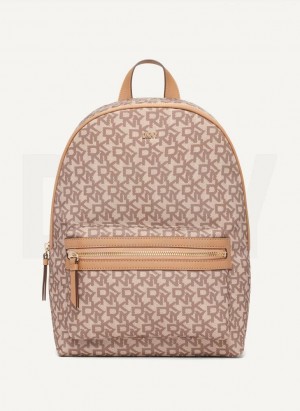 DKNY Casey Women's Backpacks Brown | Ireland_D0547