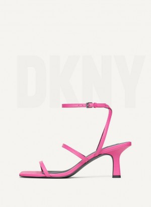 DKNY Christy Women's Heels Pink | Ireland_D1548