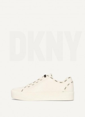 DKNY Dkny Court Women's Sneakers White | Ireland_D0523