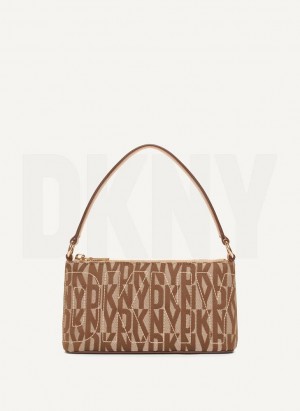 DKNY Elsa Demi Women's Crossbody Bags Brown | Ireland_D0129