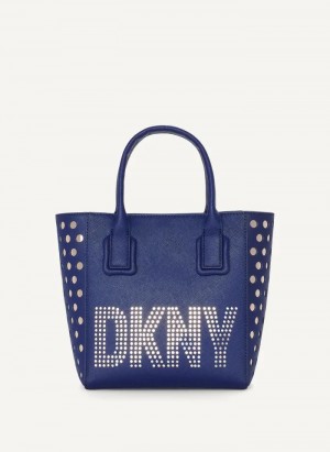 DKNY Essex Saffiano Small Women's Tote Bags Blue | Ireland_D0612