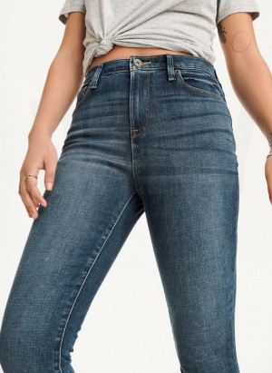 DKNY High Rise Skinny Women's Jeans Deep Indigo | Ireland_D0227