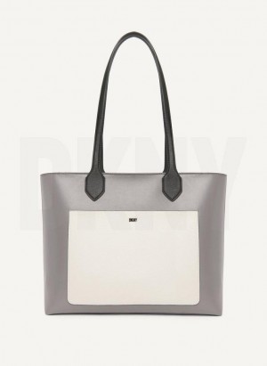 DKNY Ines Women's Tote Bags Grey Multicolor | Ireland_D1815