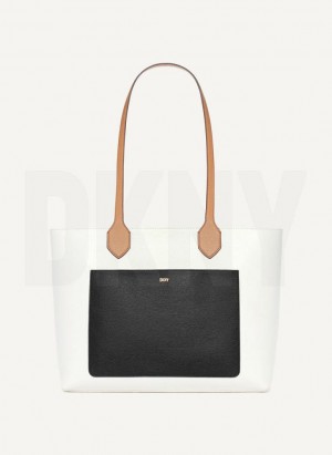 DKNY Ines Women's Tote Bags White / Multicolor | Ireland_D0156