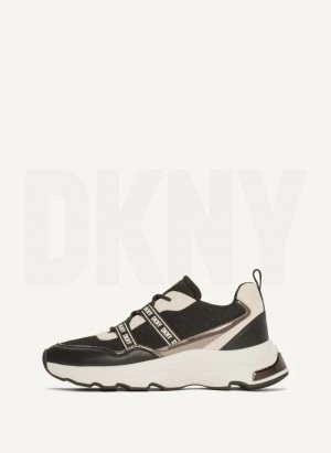 DKNY Justine Slip On Women's Sneakers Black | Ireland_D0630