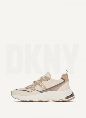 DKNY Justine Slip On Women's Sneakers Brown | Ireland_D1618