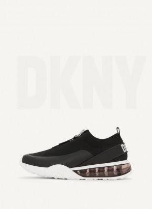 DKNY Kadia Women's Sneakers Black / Silver | Ireland_D0606