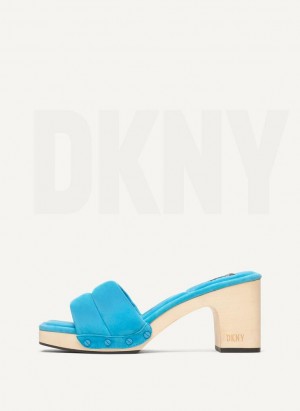 DKNY Kaia Women's Heels Blue | Ireland_D0505