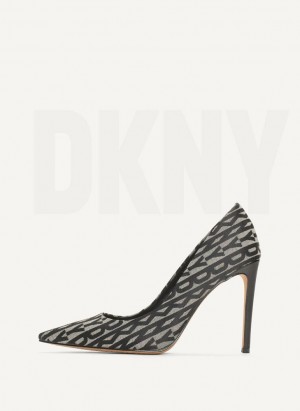 DKNY Mabi High Pump Women's Heels Black | Ireland_D0114