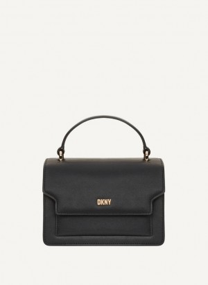 DKNY Millie Women's Crossbody Bags Black / Gold | Ireland_D1640