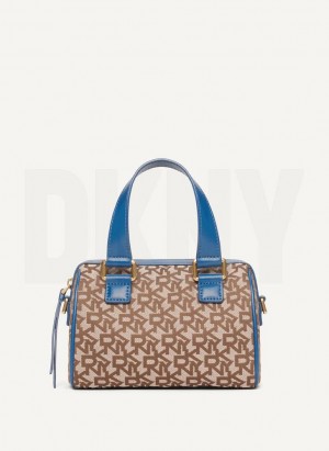 DKNY Mini Satchel Women's Crossbody Bags Blue | Ireland_D1829