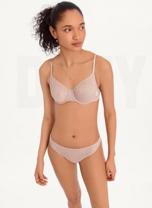 DKNY Modern Lace Demi Women's Bras Beige | Ireland_D1974