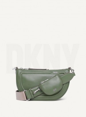 DKNY Orion Women's Crossbody Bags Green | Ireland_D1545