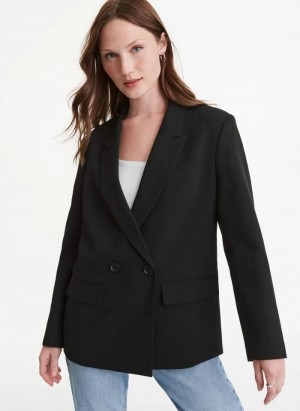 DKNY Oversized Tailoring Women's Blazers Black | Ireland_D1327