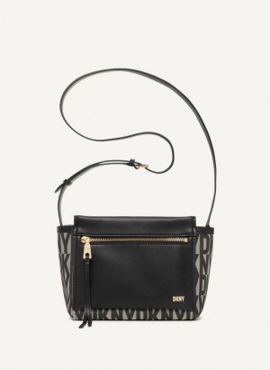 DKNY Pax Women's Crossbody Bags Black | Ireland_D1509