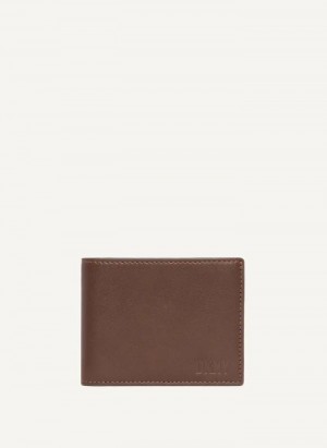 DKNY Side Fold Men's Wallets Brown | Ireland_D1278