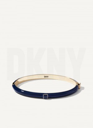 DKNY Square Stone Women's Bangle Blue | Ireland_D0381