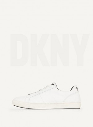 DKNY Street Side Men's Sneakers White | Ireland_D1506