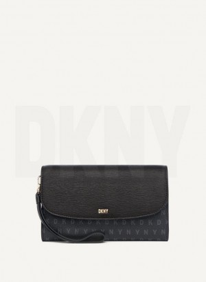 DKNY Sydney Women's Wallets Black | Ireland_D0951