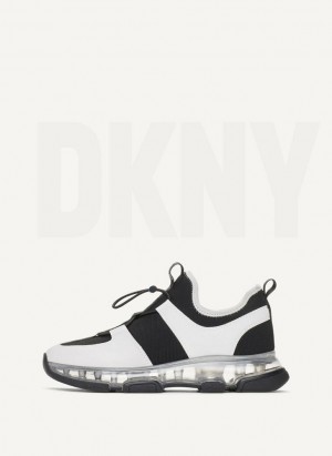 DKNY Tace Slip On Women's Sneakers Black / White | Ireland_D1943