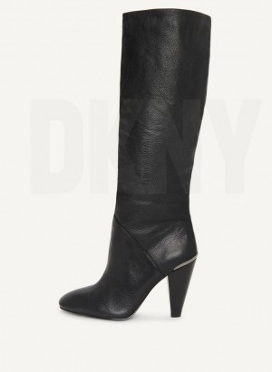 DKNY Tall Slouchy Women's Boots Black | Ireland_D0950