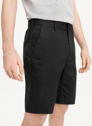 DKNY Tech Men's Shorts Black | Ireland_D1057