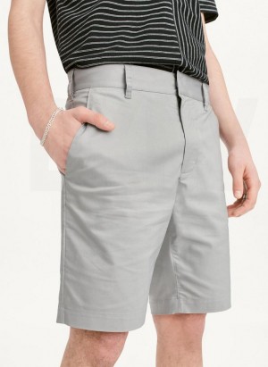 DKNY Tech Men's Shorts Grey | Ireland_D0756