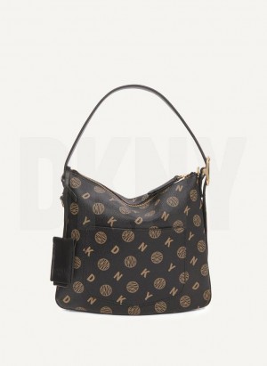 DKNY The Small Logo Optimist Women's Tote Bags Black | Ireland_D0635