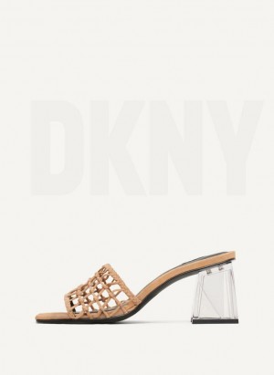 DKNY Vittoria Women's Heels Brown | Ireland_D0449