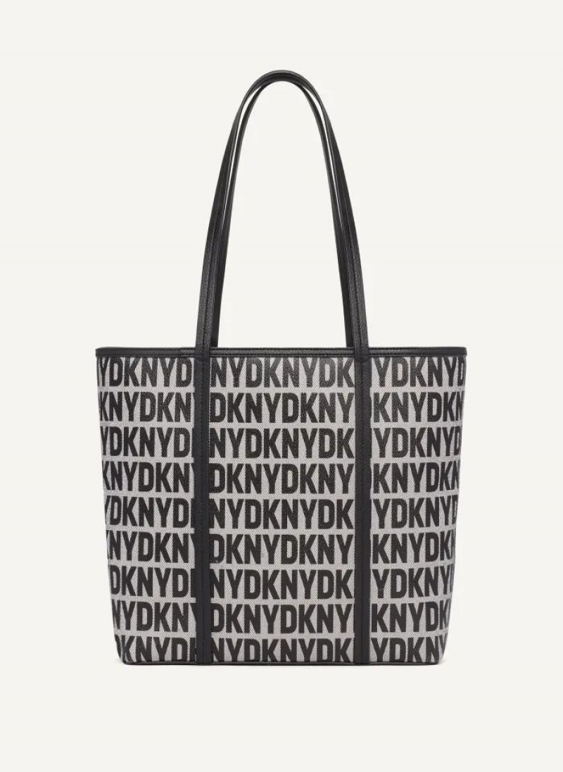 DKNY 7th Ave Medium Women\'s Tote Bags Black | Ireland_D0452