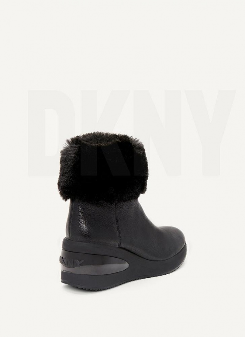 DKNY Baxter Women's Wedges Black | Ireland_D0708