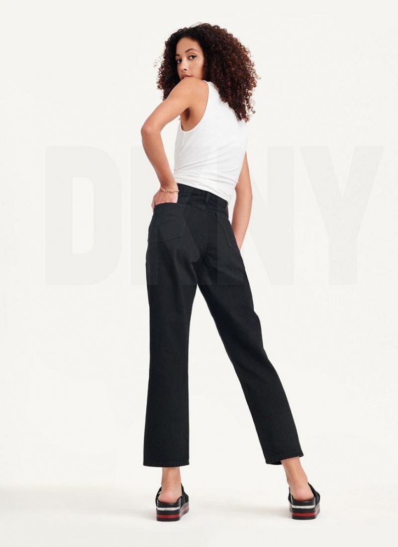 DKNY Broome Women's Jeans Black | Ireland_D0248