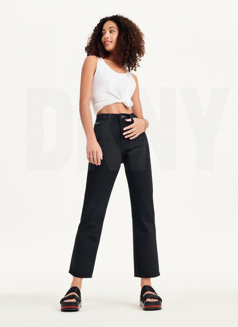 DKNY Broome Women's Jeans Black | Ireland_D0248