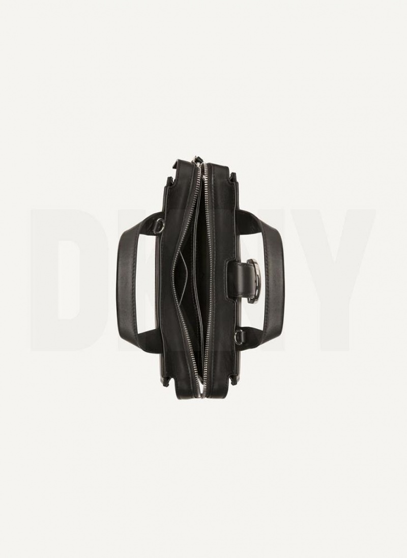 DKNY Buckle Women's Crossbody Bags Black | Ireland_D1731