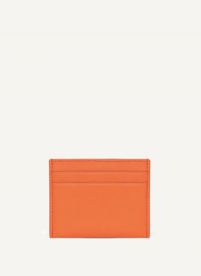 DKNY Card Case Men's Wallets Orange | Ireland_D1767