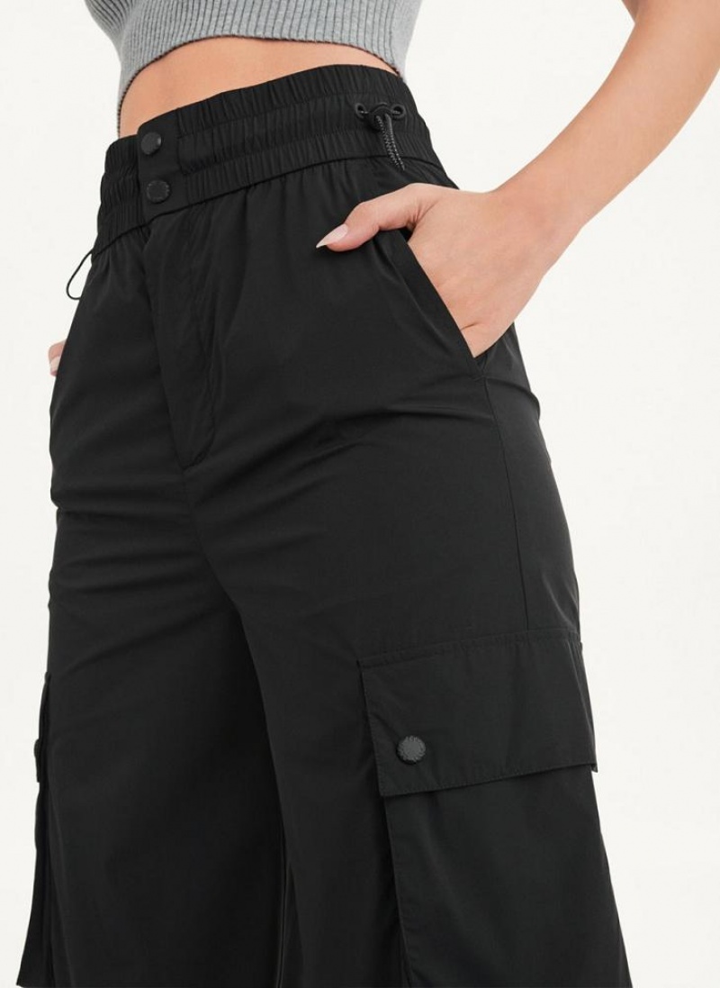 DKNY Cargo Trouser Women's Jumpsuit Black | Ireland_D0404