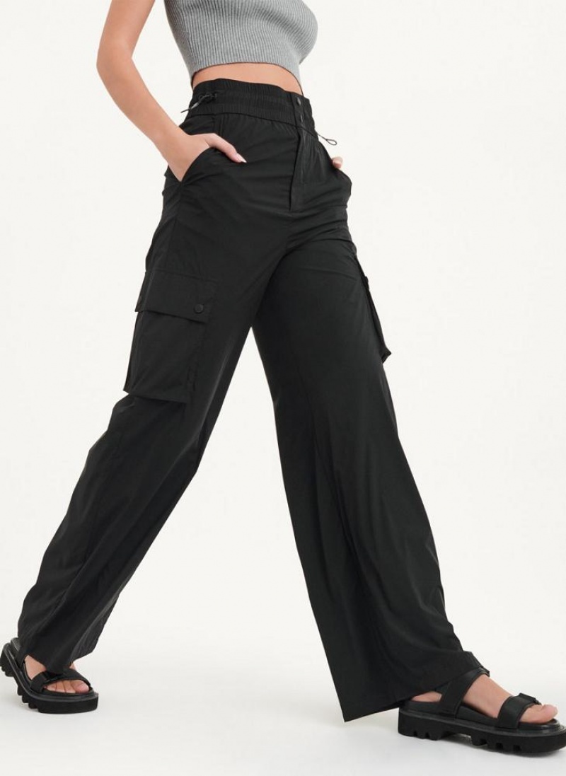 DKNY Cargo Trouser Women\'s Jumpsuit Black | Ireland_D0404