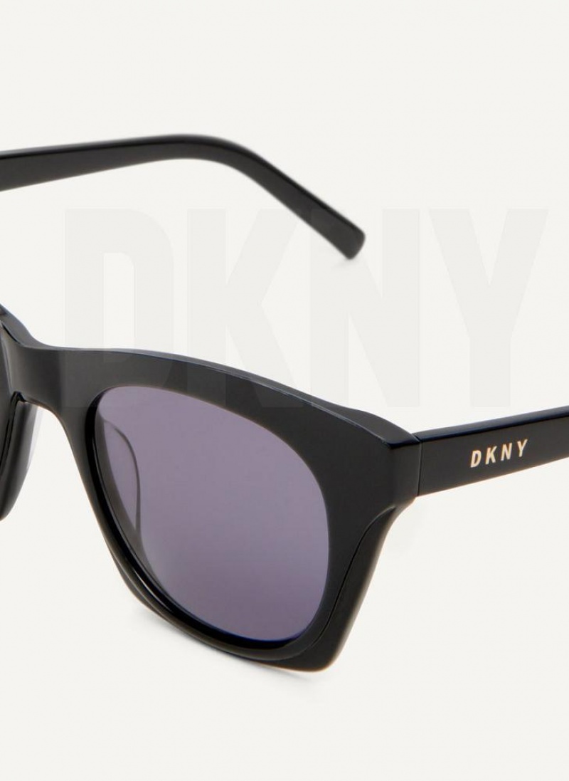 DKNY Cat Eye Women's Sunglasses Black | Ireland_D1106