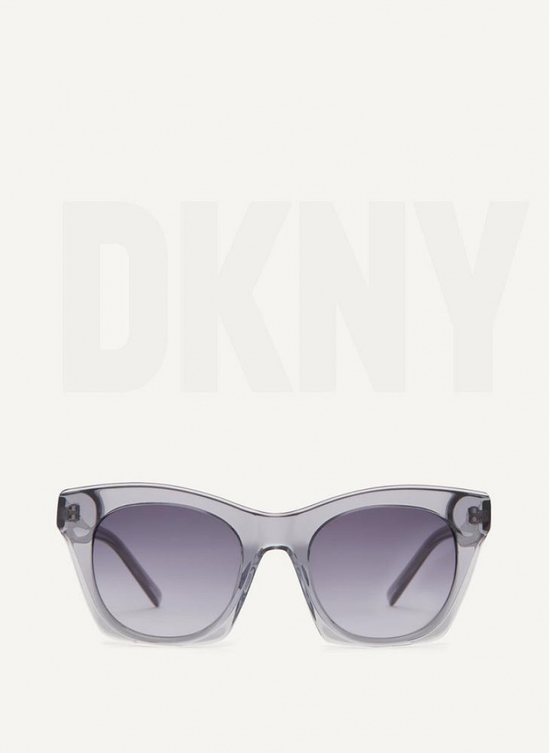 DKNY Cat Eye Women\'s Sunglasses Black | Ireland_D0875