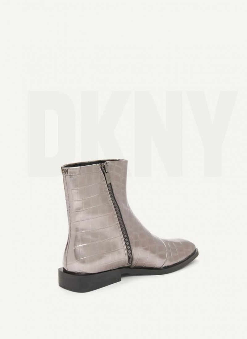 DKNY Chelsea Women's Boots Silver | Ireland_D0315