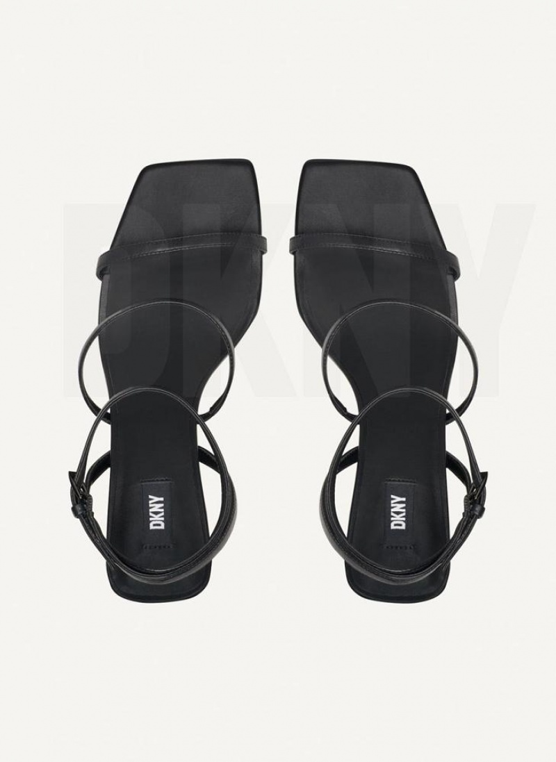 DKNY Christy Women's Sandals Black | Ireland_D1792