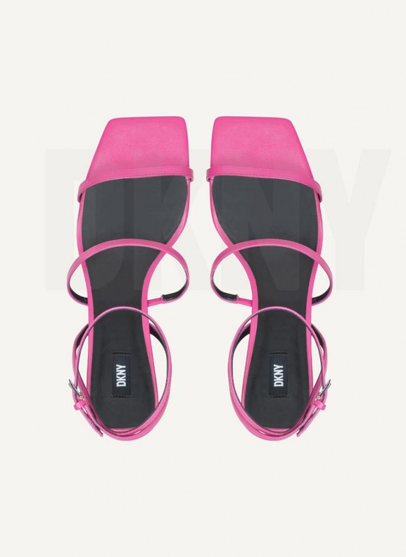 DKNY Christy Women's Sandals Pink | Ireland_D1178