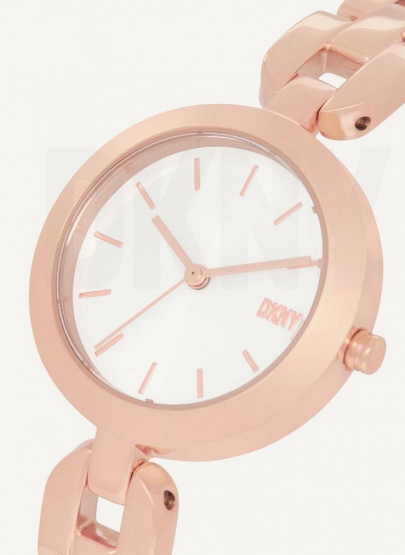 DKNY City Link Women's Watches Rose Gold | Ireland_D0162