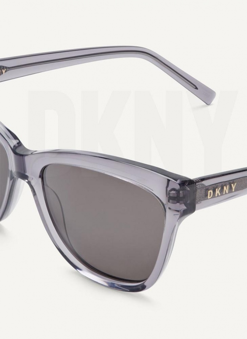 DKNY City Native Cat Eye Women's Sunglasses Grey | Ireland_D1578