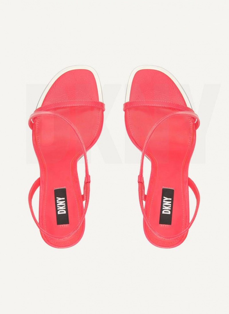 DKNY Danielle Strappy Women's Sandals Fuchsia | Ireland_D0781