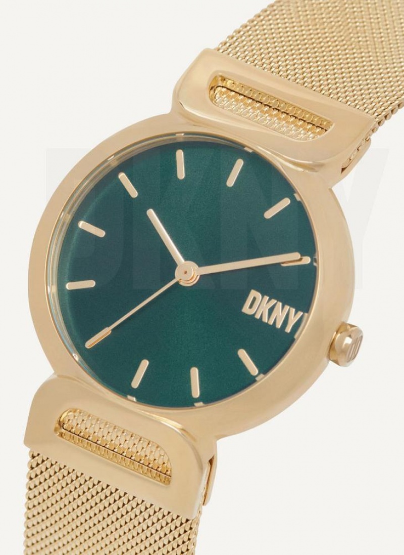 DKNY Downtown Mesh Women's Watches Turquoise | Ireland_D0474