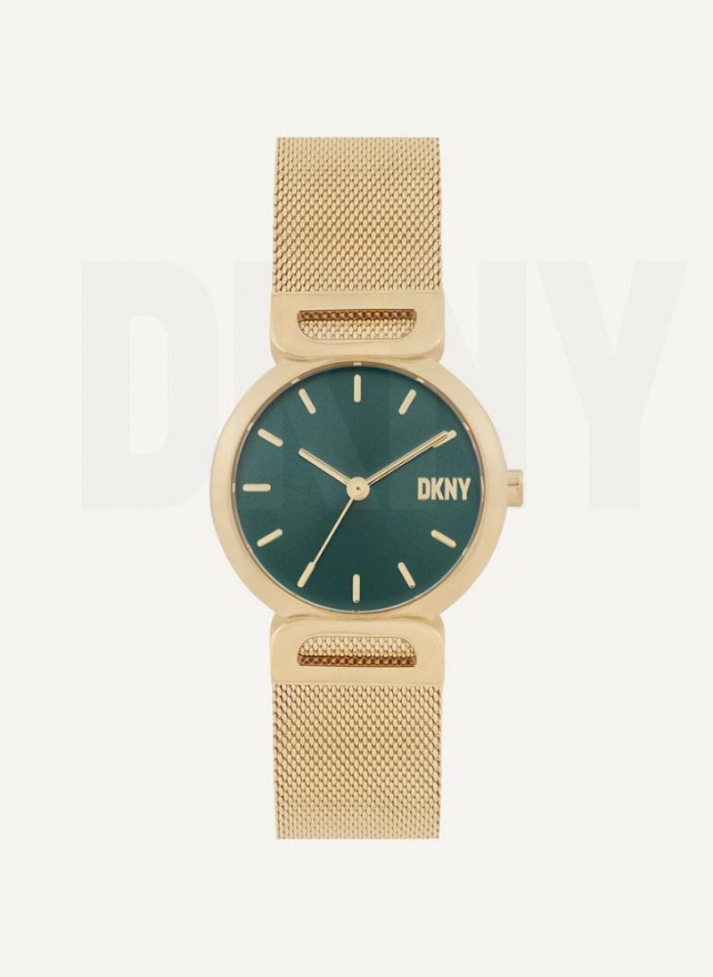 DKNY Downtown Mesh Women\'s Watches Turquoise | Ireland_D0474